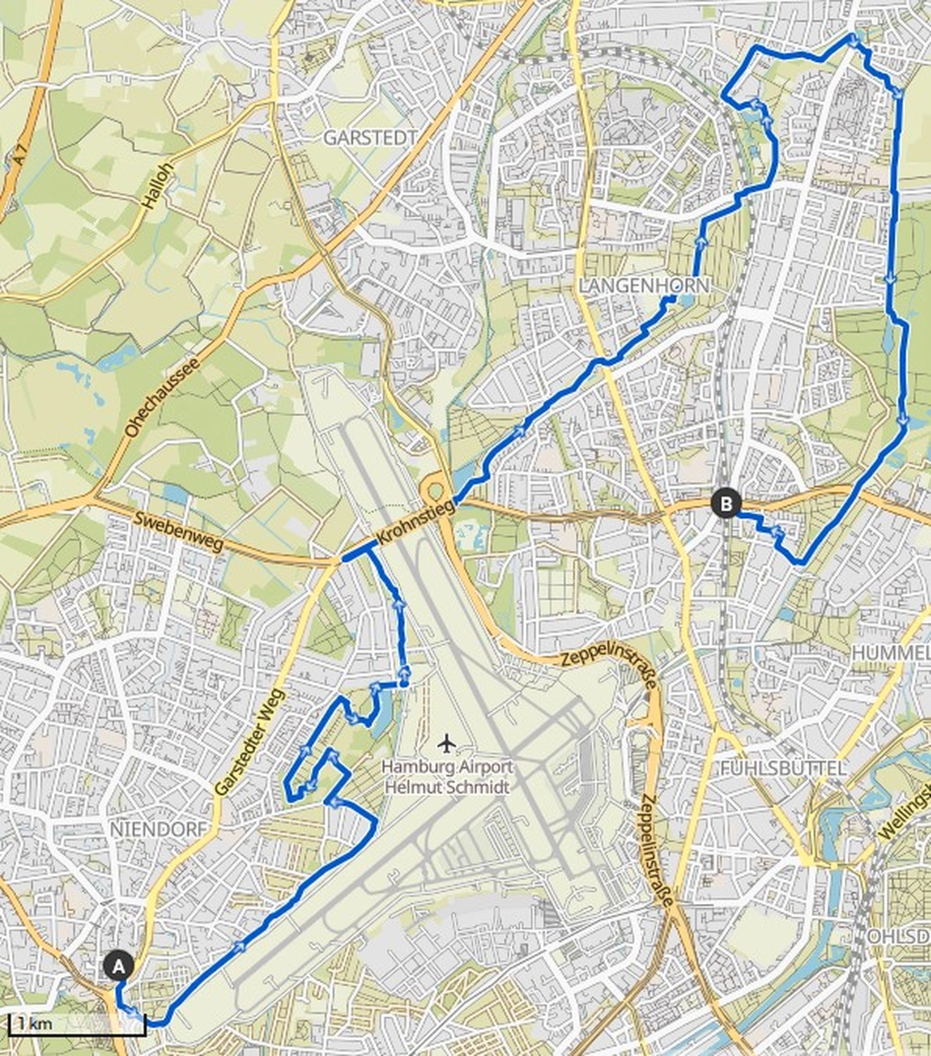 3. MidSummerRun am 21.06.2024 Flyer vom Lauftreff Alstertal e.V.