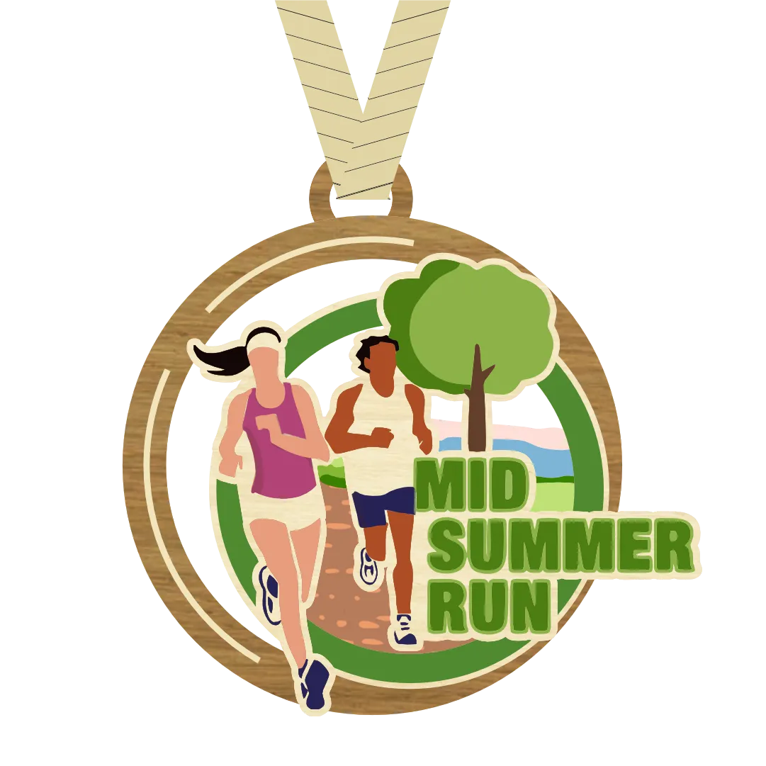 3. MidSummerRun am 21.06.2024 Flyer vom Lauftreff Alstertal e.V.